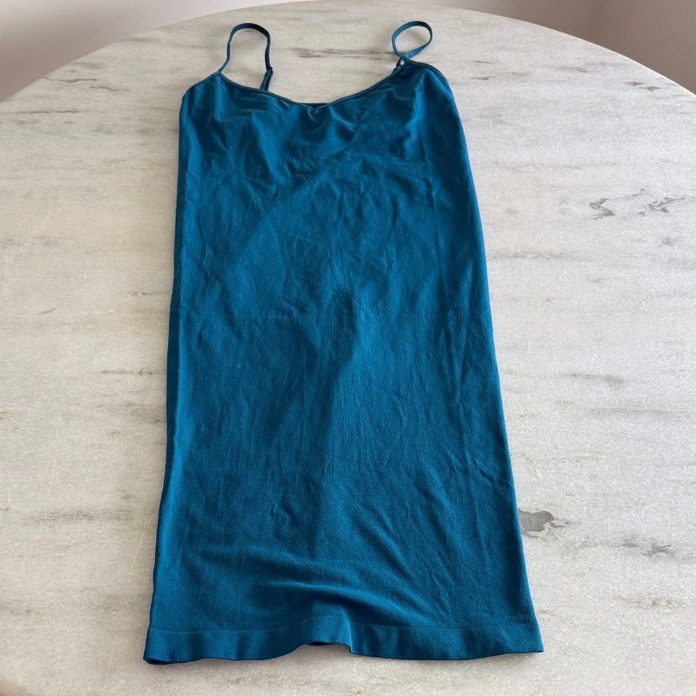 Intimately Free People Teal Slip Dress